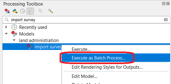 execute batch process